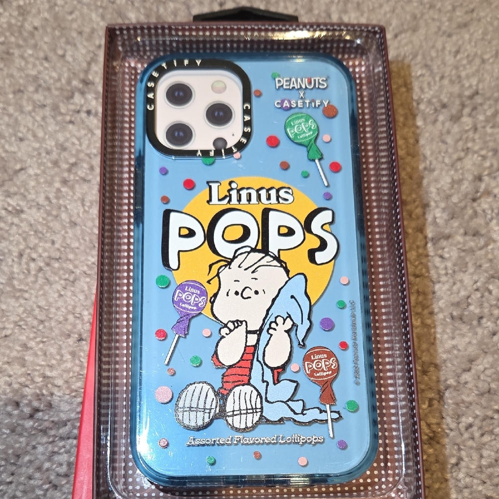 Casetify Peanuts Linus Pops iPhone Case - Blue and Multicolor
